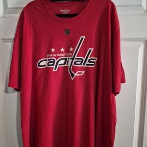 Reebok Capitals Kutnetsov # 92 Red Short Sleeve Tee
